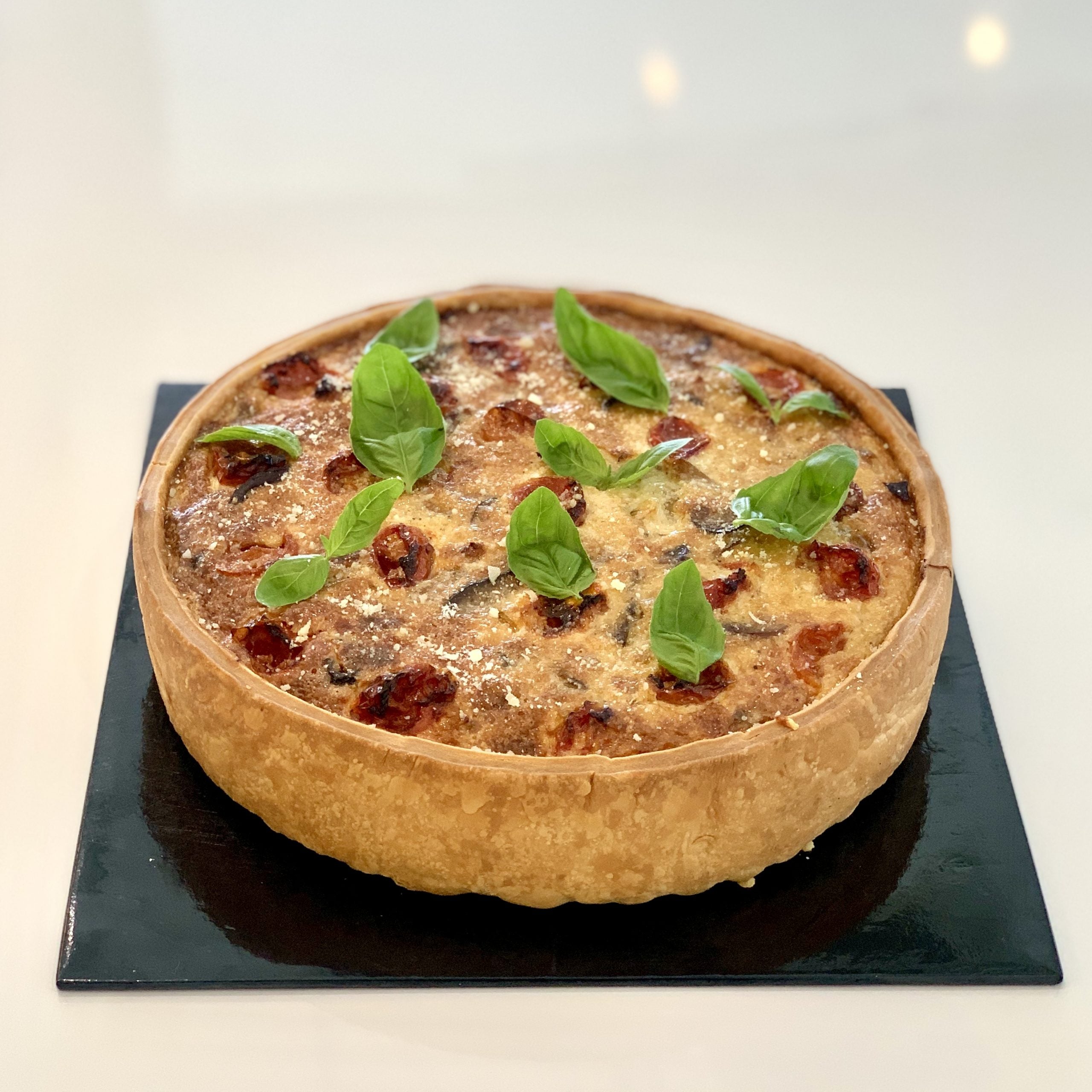 Mushroom Quiche