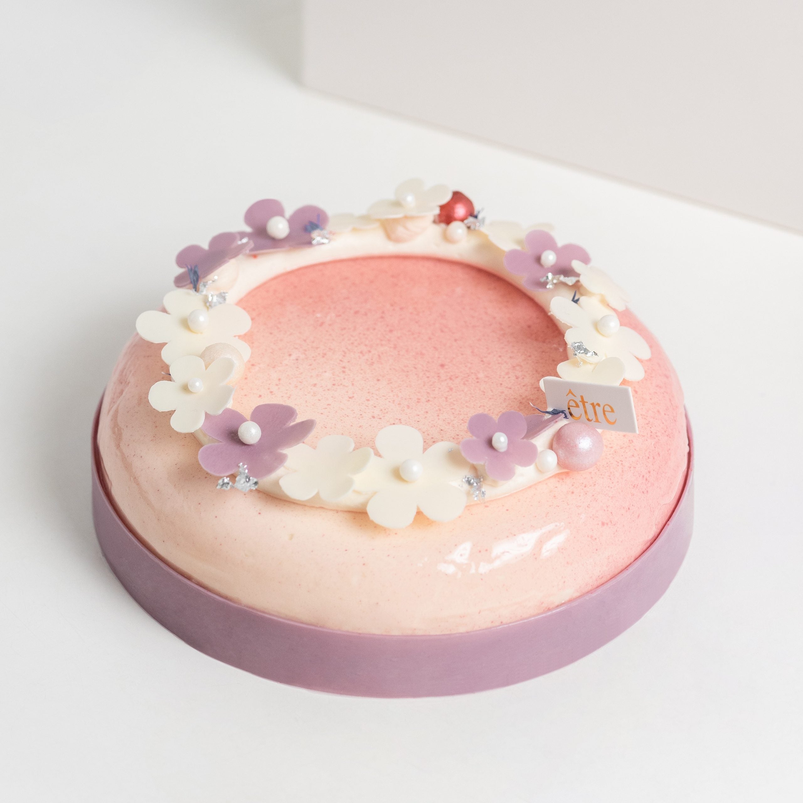 Peach and Pink Guava Cake (Same Day)